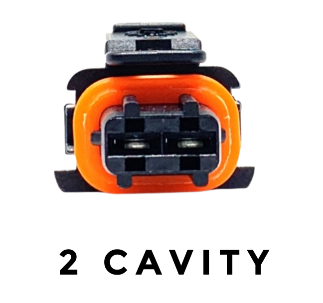 2 Cavity Connector with 2 Wires