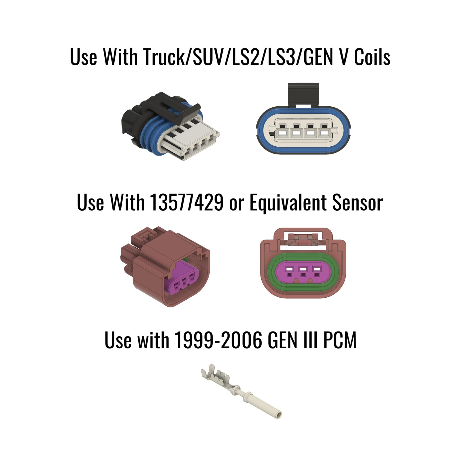 Gen III Plug and Play Flex Fuel Harness for Truck/SUV/LS2/LS3/GEN V Coils
