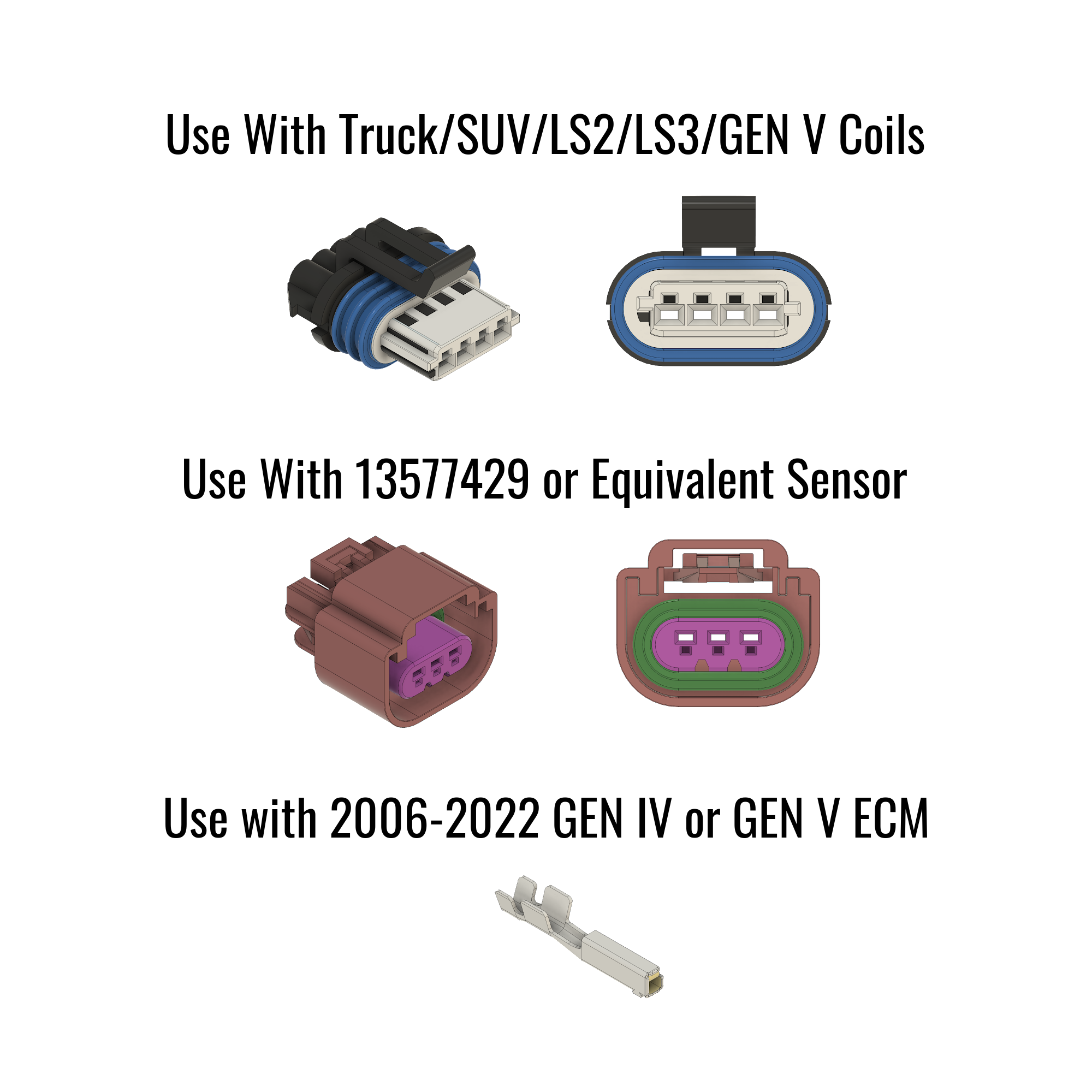 Gen IV or Gen V Plug and Play Flex Fuel Harness for Truck/SUV/LS2/LS3/GEN V Coils - Image 2